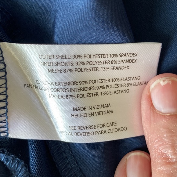 Eddie Bauer blue Woven Tech Skort Size XL. NWT. - Picture 10 of 10